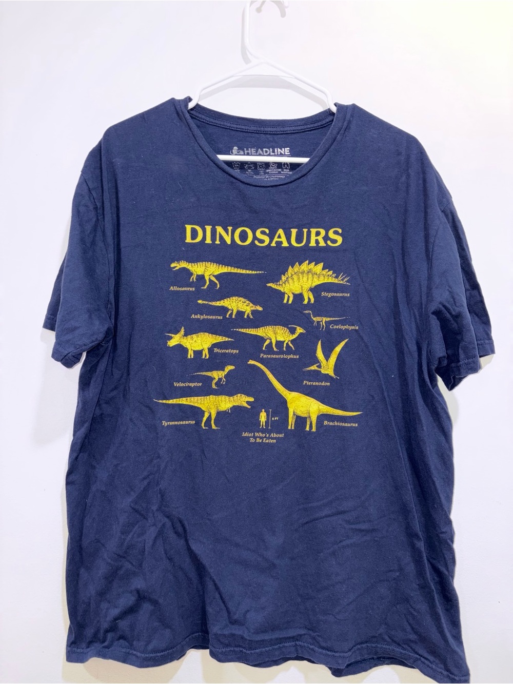 Navy Blue Dinosaurs Graphic Tee